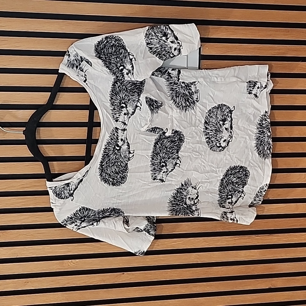 3/$10 super cute hedgehog shirt from anthropologie